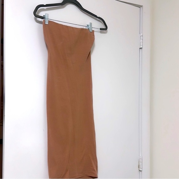 Midi Tube Dress in Nude-Taupe from fashion nova- BRAND NEW - Picture 7 of 7